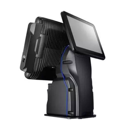 การออกแบบ POS Hardware ที่มีประสิทธิภาพสูงแบบ Fanless Skylake พร้อมเครื่องพิมพ์ - การออกแบบฝาหลังอลูมิเนียมดีแคสติ้งพร้อมหน้าจอ LCD รอง